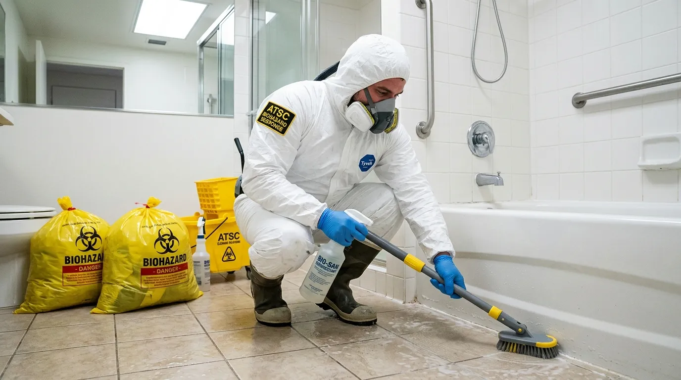 Decontamination equipment deployed for Blood Cleanup in Bourbonnais